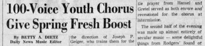 1962 NCR Concert